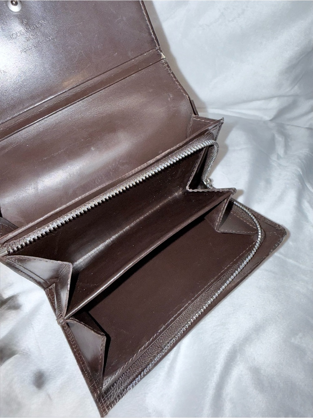 Louis Vuitton Vintage Trésor Bi-Fold epi leather Brown Wallet-W/COA - Picture 9 of 15